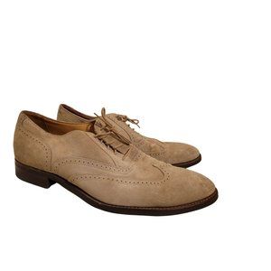 England Brooks Brothers Peal & Co Mens Dress Shoes Wingtip Leather